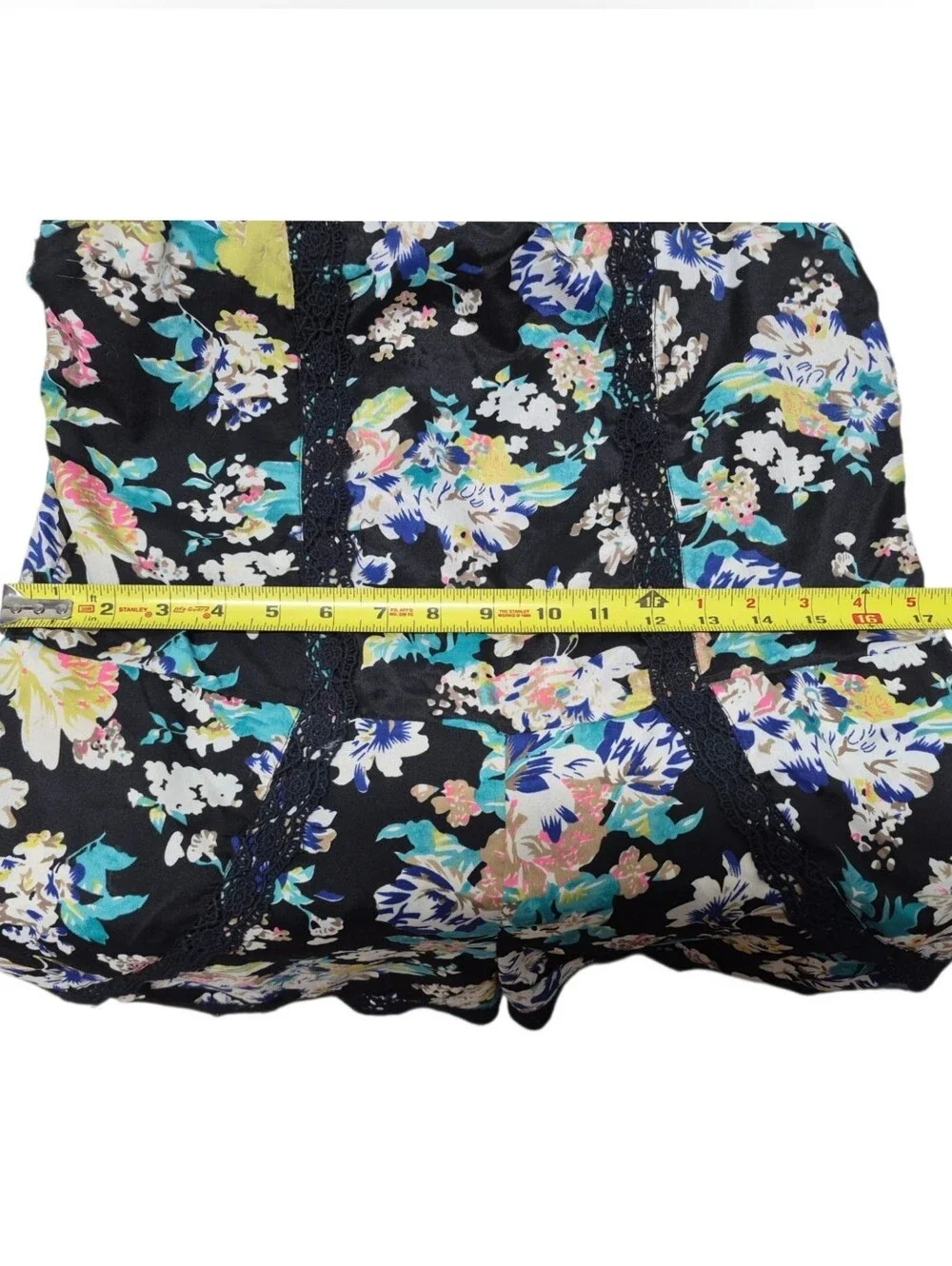 Harmony & Havoc Floral Lace Trim Lounge Romper